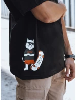 Pánské tričko s potiskem černé Dstreet model 21975588 - FashionStreet