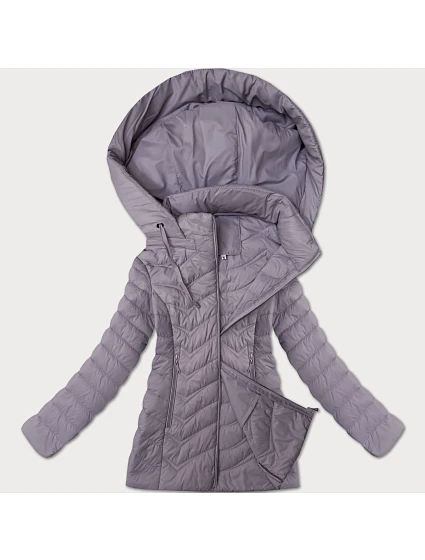 Dámská prošívaná bunda s kapucí J Style light heather (16M9238-35) Dámská prošívaná bunda s kapucí J Style light heather (16M9238-35)