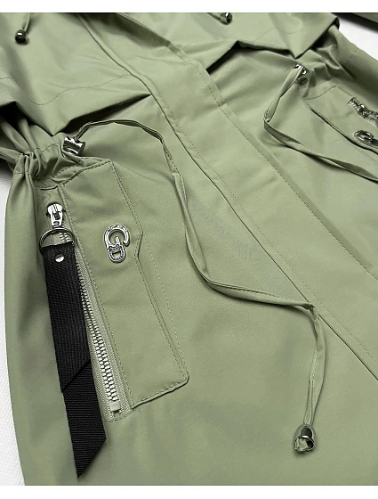 parka damska na Goodlookin khaki model 21941655 - HAPPY HOUSE