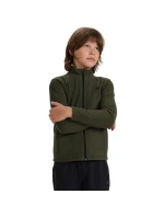 Chlapecký fleece 4F M413 khaki 4FJWAW25TFLEM413 43S Chlapecký fleece 4F M413 khaki 4FJWAW25TFLEM413 43S