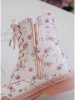 Dětské zateplené boty na zip Růžové model 21634773 - Boto Dětské zateplené boty na zip Růžové model 21634773 - Boto