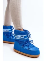 Dámské modré boty do sněhu se zavazováním Soia Dámské modré boty do sněhu se zavazováním Soia