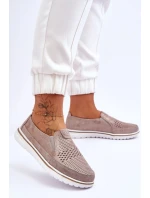 Dámské polobotky 20PB18-1653 Zlatá beige - eVento