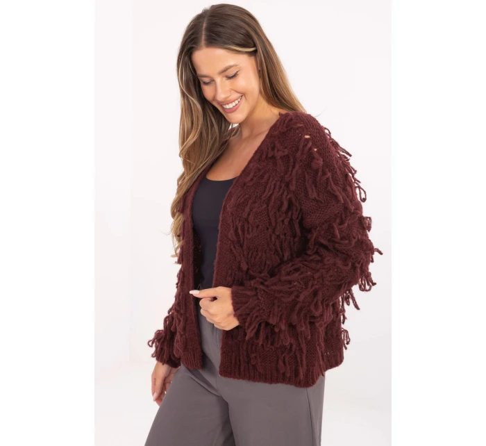 Svetr na zapínání model 217061 Rue Paris Svetr na zapínání model 217061 Rue Paris