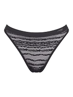Dámské tanga FREE Evolve String Lace - BLACK - černé 0004 - SLOGGI