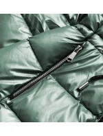 METALICZNA KURTKA DWUSTRONNA DAMSKA ZIELONA model 21245530 - S'WEST