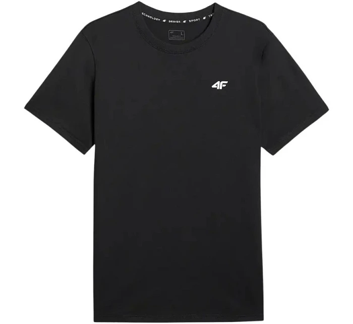 Pánské tričko 4F M3341 deep black 4FWMM00TTSHM3341 20S pánské Pánské tričko 4F M3341 deep black 4FWMM00TTSHM3341 20S pánské