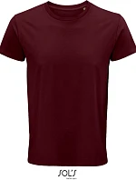 SOL'S Crusader Men Pánské tričko z bio bavlny 25.3582 burgundy