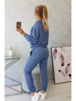 Džínová mikina s kapucí v model 18749102 - K-Fashion