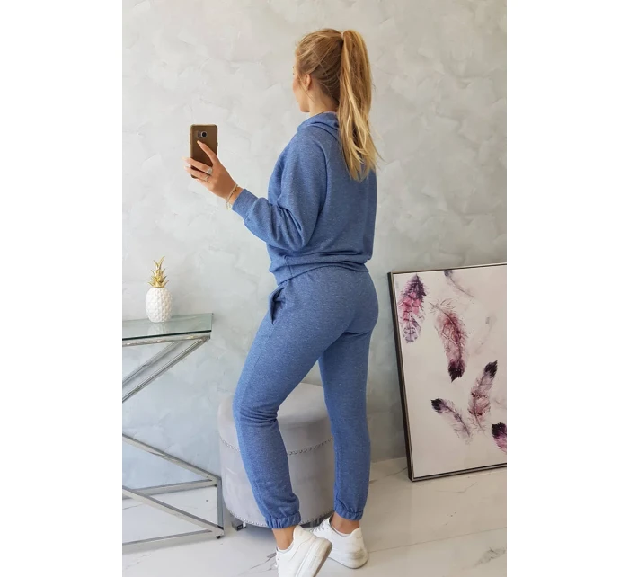 Džínová mikina s kapucí v model 18749102 - K-Fashion