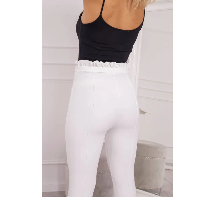 Kalhoty Edge ecru Kalhoty Edge ecru