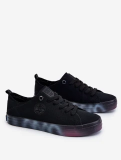 Dámské tenisky s barevnou platformou Big Star LL274239 Černá