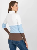 Dámská halenka RV BZ 8465 1.37P bílá a modrá - FPrice