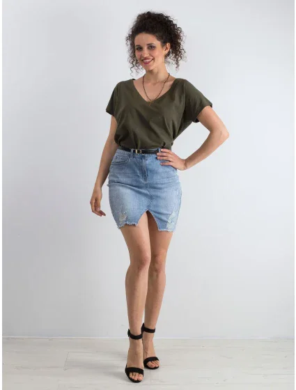 Tričko RV TS 4832.40P khaki