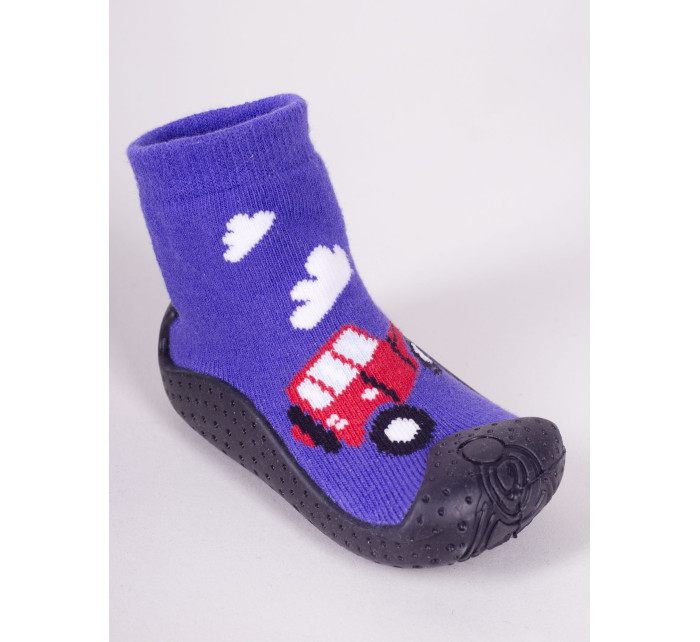 Dětské chlapecké ponožky s podrážkou Blue model 19758375 - Yoclub