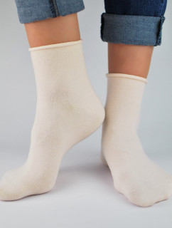 Dámské bavlněné ponožky bez stahovacího lemu SB014