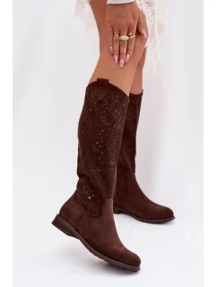 Ažurové kozačky model 224441 Step in style