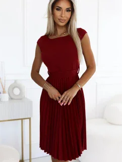 LILA sukienka z krótkim i  model 20596593 - numoco