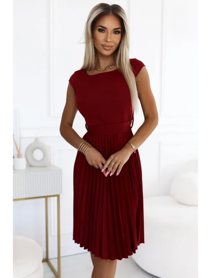 LILA sukienka z krótkim i  model 20596593 - numoco