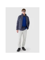 Pánská trekingová bunda model 21434362 Primaloft Active na zip s kapucí - 4F Pánská trekingová bunda model 21434362 Primaloft Active na zip s kapucí - 4F