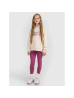 Dívčí pletené legíny 4F 4FJRAW25TTIGF291-50S Dívčí pletené legíny 4F 4FJRAW25TTIGF291-50S