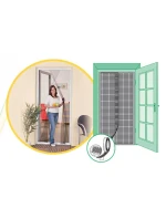 MOSKYTIÉRA NA DVEŘE 2X60X210 ČERNÁ MOSKYTIÉRA NA DVEŘE 2X60X210 ČERNÁ