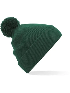 B Dětská pletená čepice s bambulí 53. bottle green model 22433272 - Beechfield