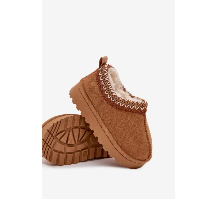 Dětské sněhule s výšivkou Camel model 21711227 - Boto