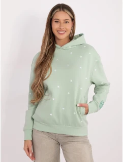 Mikina D10618BC02834A3 pistácie