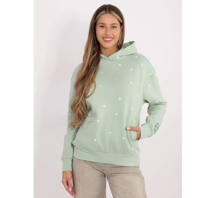 Mikina D10618BC02834A3 pistácie Mikina D10618BC02834A3 pistácie