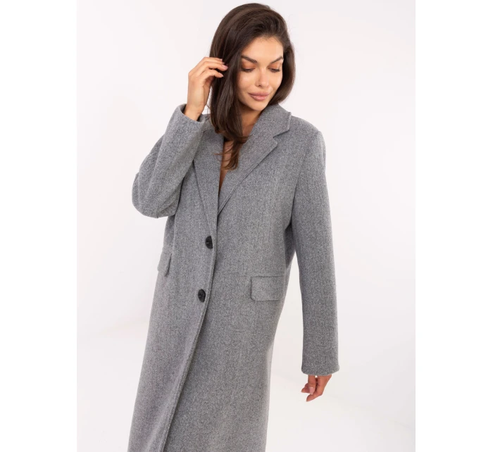 Płaszcz IT PL model 21302303 szary - FPrice Płaszcz IT PL model 21302303 szary - FPrice