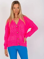 Dámský svetr LC SW 8022 fluo růžový