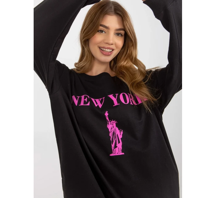 Mikina VI BL model 17964007 černá a růžová - FPrice