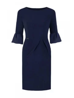 Dámské šaty Jasmine 108535 tmavě modrá - Jersa