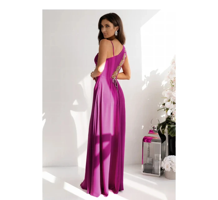 Dlouhé šaty model 21722975 fuchsiové - With You