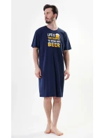 Pánská noční košile s krátkým rukávem Petr Pánská noční košile s krátkým rukávem Petr
