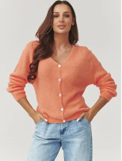 Svetr na zapínání  model 223256 Makadamia