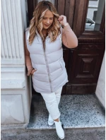Dámská prošívaná vesta plus size MIRELLI fialová FashionStreet TY2923 Dámská prošívaná vesta plus size MIRELLI fialová FashionStreet TY2923