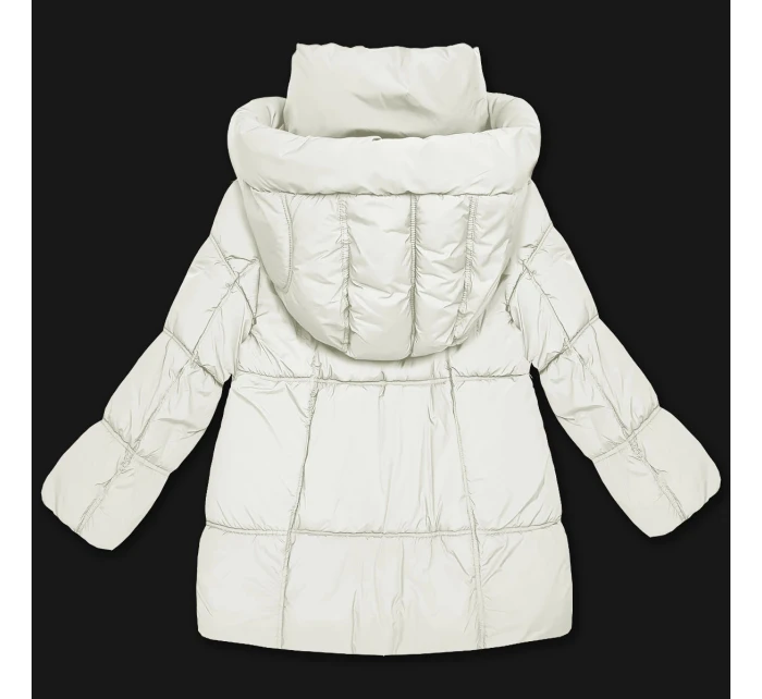 damska kurtka oversize biały model 21725747 - S'WEST damska kurtka oversize biały model 21725747 - S'WEST