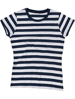 M Dámské pruhované tričko 70. navy/white model 22514840 - Mantis