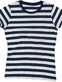 Mantis M 110S Dámské pruhované tričko 70.110S navy/white