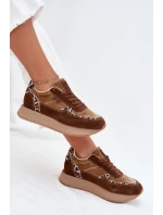 Dámské semišové tenisky Big Star HI-POLY SYSTEM – hnědá panterka Dámské semišové tenisky Big Star HI-POLY SYSTEM – hnědá panterka