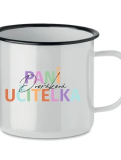 Personalizovaný retro plecháček pro paní učitelku/pana učitele
