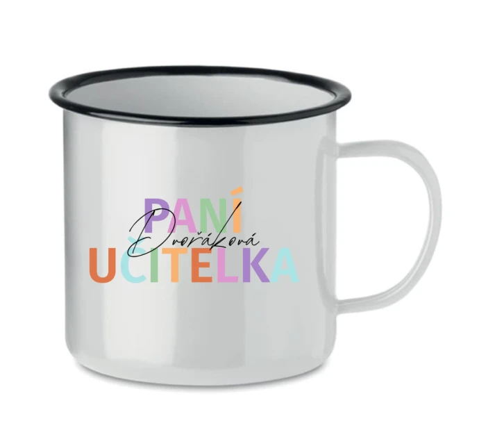 Personalizovaný retro plecháček pro paní učitelku/pana učitele