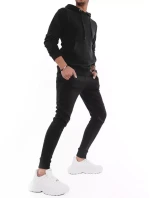 FashionStreet černá pánská tepláková souprava AX0432 FashionStreet černá pánská tepláková souprava AX0432