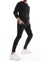 Pánská neizolovaná tepláková souprava, černá, FashionStreet AX0432
