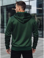 Pánská mikina s kapucí zelená Dstreet model 21982580 - FashionStreet