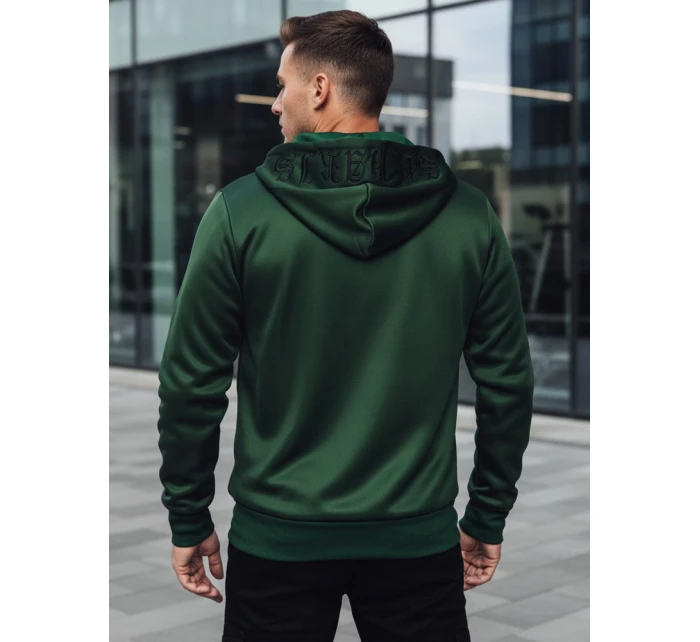 Pánská mikina s kapucí zelená Dstreet model 21982580 - FashionStreet