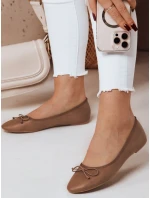 Dámské baleríny na plochém podpatku ASTELLA khaki FashionStreet ZY0631