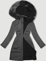 Dámská přechodná oboustranná bunda J Style black-grey (16M9159-392)